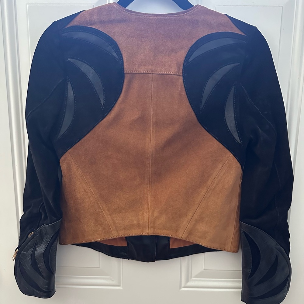 H&M Suede Leather Jacket Spring Collection 2014 - Picture 6 of 12